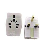 13 AMP 3 Pin Multi Socket With Fuse Adaptor Plug Socket 3 ( 1pcs)