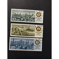 MH19 East Germany year 1984 35th anniversary of DDR stamps complete set of 3v CTO