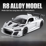 Mô Hình Xe Audi R8 1:24 Bằng Kim Loại Quà Tặng Sinh Nhật Cho Bé Trai Đồ Chơi Xe Tĩnh Mô Phỏng Đồ Tra