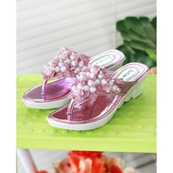 Wine Pattern Girls Flip Flops/W117