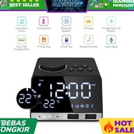 Clo Digital Table Clock with Fm Radio