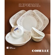 Corelle USA Rare Gold Stamp - IMPERIAL - Full 7 Piece Royal Pattern Dishes