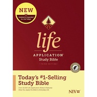 NIV Life Application Study Bible, Third Edition, INDEXED  * English Bible * Chosen Treasure