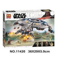 Baltanmax compatible with star wars series robot gunboat 75233 boy building block children's toy 114