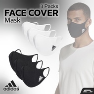 Adidas ผ้าปิดปาก Face Cover 3P Mask [H34588 XS/S H13185 XS/S H08837 M/L] [มี 2 Size] (450)