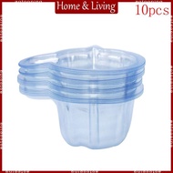 AOTO 10Pcs 40ml Disposable Plastic Clear Dipstick  Test Urine Cup Container