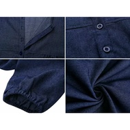 Zanzea Denim Long Dress Blue S