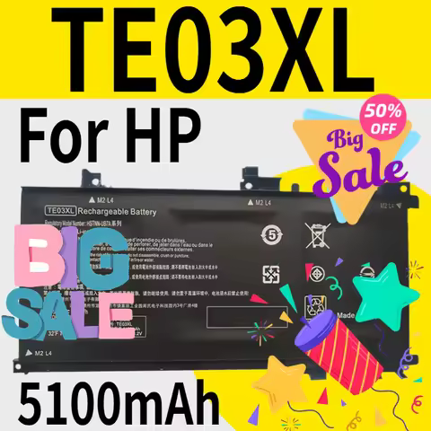 TE03XL 11.55V 5100mAh For HP OMEN 15-bc012TX 15-bc011TX 15-AX015TX AX017TX 15-bc013TX TPN-Q173 HSTNN