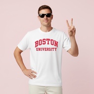 Premium BOSTON University varsity text Cotton cloth short sleeve and long sleeve