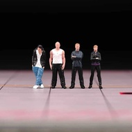 Painted Miniatures 1/64 Paul Walker Gal Gadot Vin Diesel Mini Scene Props Doll Figures Model For