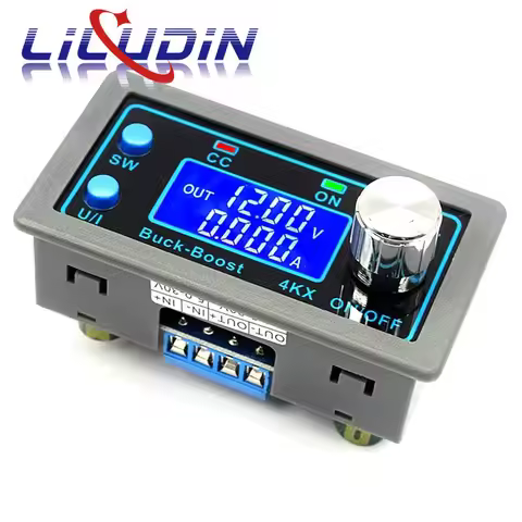ZK-4KX CNC DC DC Buck Boost Converter CC CV 0.5-30V 4A Power Module Adjustable Regulated power suppl
