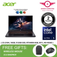 Acer Nitro V 15 ANV15-52-5914 15.6" FHD 165Hz Gaming Laptop ( C5-210H, 16GB, 512GB SSD, RTX4050 6GB,