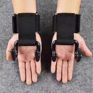 【Hwang】Set of 2 Wrist Wraps with Hooks (2 Pcs) to Support Weight Training and Pull-Up Bars