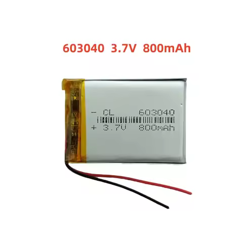 603040 Battery Li Po 800mAh 3.7V Polymer Li-ion Batteries for Ps4 Game Controller Radio MP3/mp4 Gps 