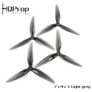 4PCS HQProp 7X4X3 7040 7inch 3 blade/tri-blade Propeller Light Grey (2CW+2CCW) Poly Carbonate for FP