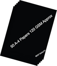 IMPRINT 120 Gsm (Black) -50 A4 Papers