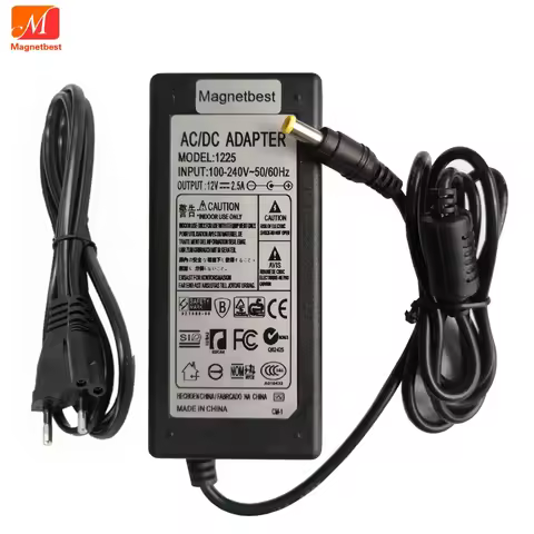 12V AC / DC Adapter Charger For Korg B1 B1BK B1WH B1SP 88-Key Digital Piano KA390 KA-390 KSAS0251200