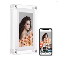 10.1 Inch WiFi Acrylic Digital Photo Frame Digital Picture Frame Photo/ Music/ Video Player Auto Rotation Built-in 8GB Me