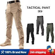 IX9/IX7 Men's Cargo Pants Multi-Pocket Tactical Abrasion-Resistant Fabric Waterproof Stain-Resistant