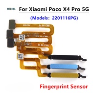 Fingerprint Sensor Touch ID For Xiaomi Poco X4 Pro 5G Home Button Menu Scanner Ribbon Connector Flex