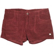 二手 Patagonia 2006 Rhythm 燈芯絨短褲，女款，8 ADZ 碼，酒紅色，21207。