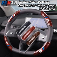 BMW M Universal Car Steering Wheel Cover Carbon Fiber Pattern Car Steering Wheel Protector Cover Ant