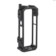 Andoer Panoramic Camera Video Cage Aluminum Alloy with Dual Cold Shoe Mounts Metal Protective Frame 