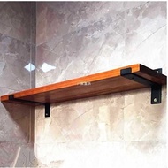 Wall Shelf Partition Solid Wood Shelf Wall Hanging Living Room Load-Bearing Raw Wood Shelf Shelf Shelf Wall Bookshelf