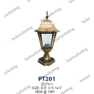 OUTDOOR PILLAR GATE LAMP