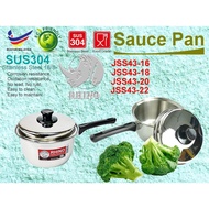 Stainless Steel Sauce Pan Pot Periuk SUS304