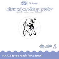 CIPI MART - Temporary tattoo 15 DAYS - waterproof, rubbing 713