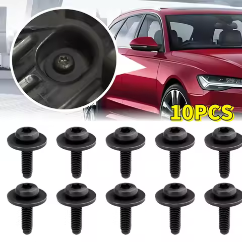 10PCS Headlight Bolt Screw N90683302 M6X20 Fender Bolt Screw FOR Audi A4/S4 Q5 Q7 A6 A7 w FOR Audi A