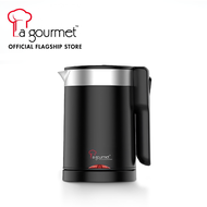 La gourmet 0.6L Healthy Seamless Electric Travel Kettle [Black]