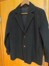 三宅一生 Homme Plisse Issey Miyake 西裝褸 外套 Pleated Blazer Coat Jacket Outer
