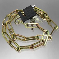 Square chain lock iron chain bicycle lock electric bike lock bicycle lock chain lock glass door