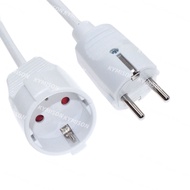 European Standard Male To Female Power Extension Cable 3G1.0mm EU Germany Copper AC Socket and Plug 