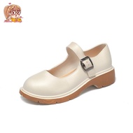 รองเท้าคัชชูหุ้มส้นสไตล์ญี่ปุ่น สายคาดแบบรองเท้านักเรียน รองเท้าแมรี่  สินค้าผลิตจากยาง พร้อมส่ง T257