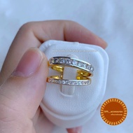 แหวนเพชรcz แหวนทองเหมือนแท้ แหวนเพชรแถว 2mm 3mm แหวนทองเคลือบ แหวนแฟชั้น แหวนคู่รัก แหวนพลอย แหวนทองฝังเพชร ทองชุบ ทองปลอม แหวน แหวนน่ารักๆ