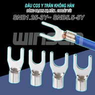 Bare copper Y head cos, SNB thread cos in many sizes 1,2-3Y~5,5-5Y (100 pieces/1 bag)