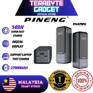 PINENG PN-879PD 27000mAh 145W Super Fast Charge | Support Laptop Fast Charge | LED Digital Display |