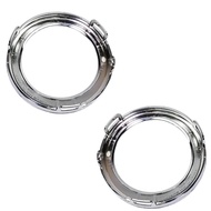 2PCS Auto Front Fog Light Cover Fog Light Trim Ring Replacement Accessories For Jeep Renegade 2019-2