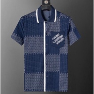 Short Sleeve polo Shirt High Quality Lapel T-Shirt Cotton Casual Men Women Shirt Business Top 30162