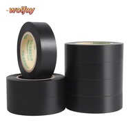 YOLANDA Electrical Tape, Black PVC Flame Retardant Tape, Waterproof Self-adhesive Wear-resistant Tap