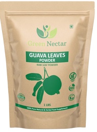Guava Leaf Powder (100% Natural & Pure), Guava Leaf Tea, Non-GMO, Vegan (16 Oz - 1 Pack)