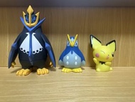 Pokemon 食玩手指公仔 (帝王拿波/波皇子/比超)