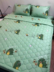 Set Ga Gối Cotton Poly Ga Kèm 2 Vỏ Gối Nằm Bộ Ga Gối 3 Món Drap Giường Ga Giường Đủ Kích Thước M2/M6