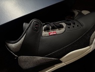 🇺🇸全新 Nike Air Jordan 3 x Levi's Levis Black Denim US10 not Clot Madness Supreme Bape Fragment Union 