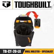 TOUGHBUILT TB-CT-20-LX Drill Holster – Specialist Hand Drill Belt Pouch Repair Installation Portable