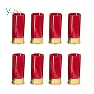 8PCS 12 Gauge Shot Glasses Tequila Shot Glass Wine Lovers