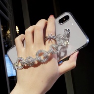 iPhone 13 12 Case Bling Rhinestone Diamond Bracelet Chain Crystal Soft TPU Back Phone Case iPhone 12 Pro MAX Case For iPhone 12 mini Cover